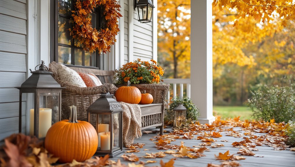 affordable thanksgiving porch decor