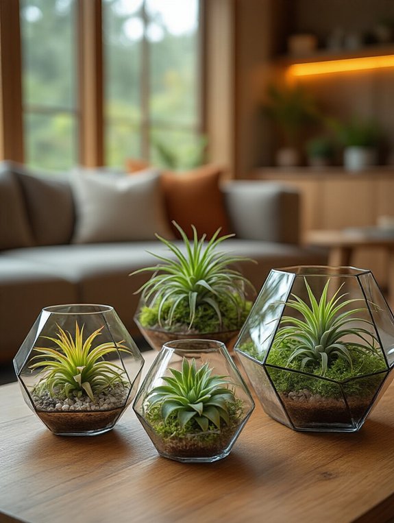 air plants for easy greenery