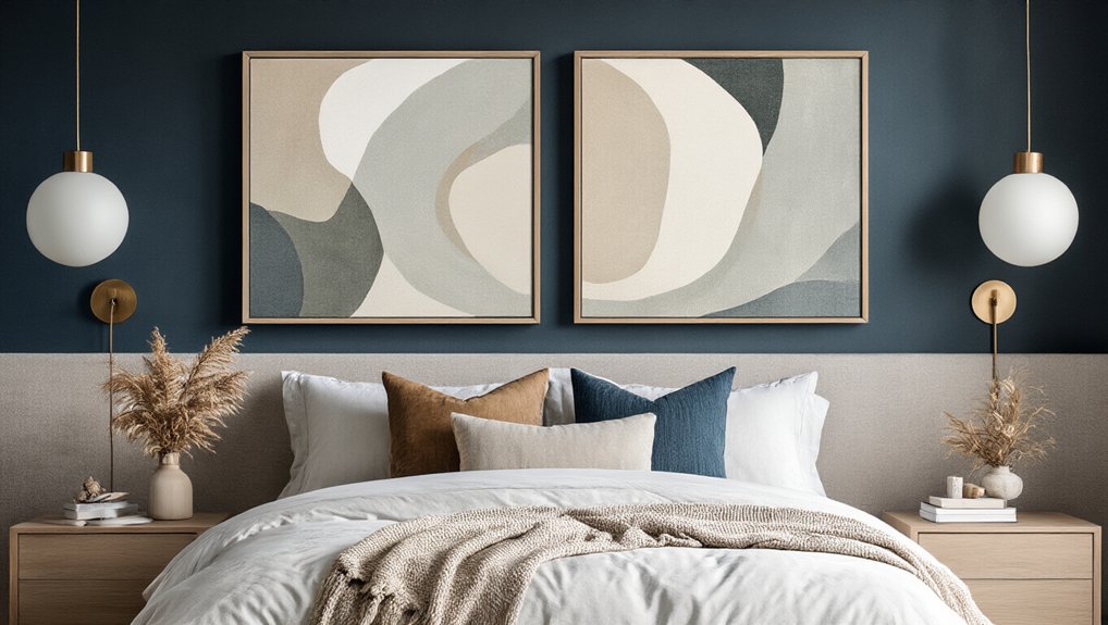 balanced art with complementary frames