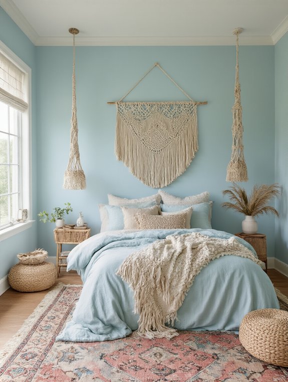 boho bedroom with inspiration