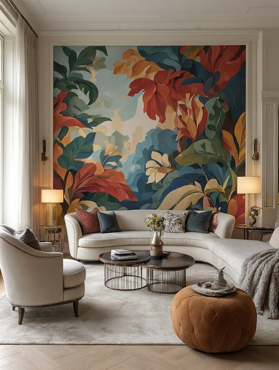 bold and colorful murals