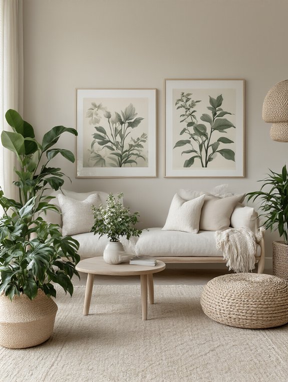 charming botanical prints selection