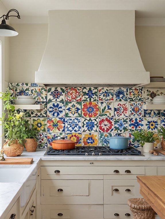 charming floral tile designs
