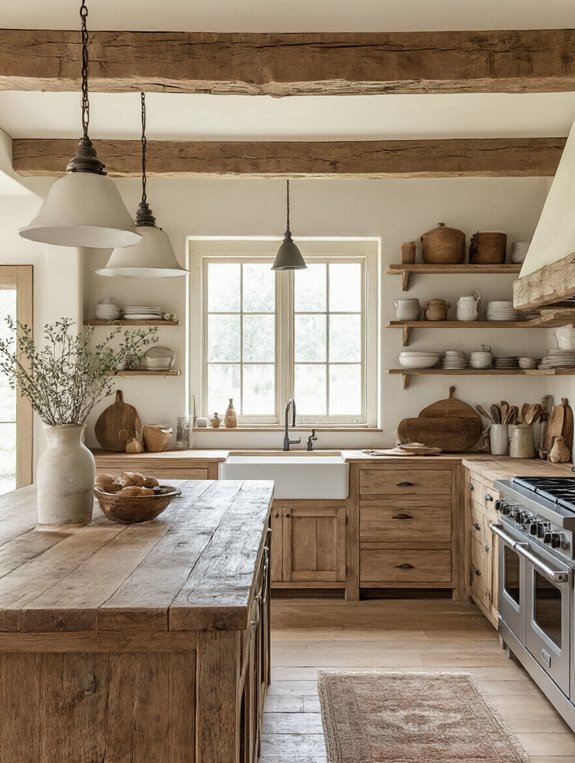 charming rustic wooden accents