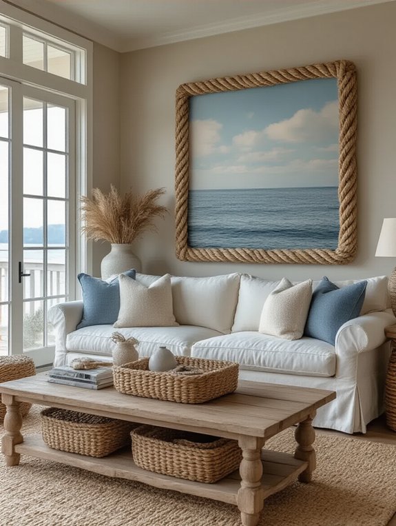 coastal rope wall decor