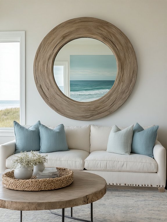 coastal wall mirror decor
