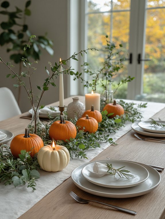 compact cozy thanksgiving centerpieces