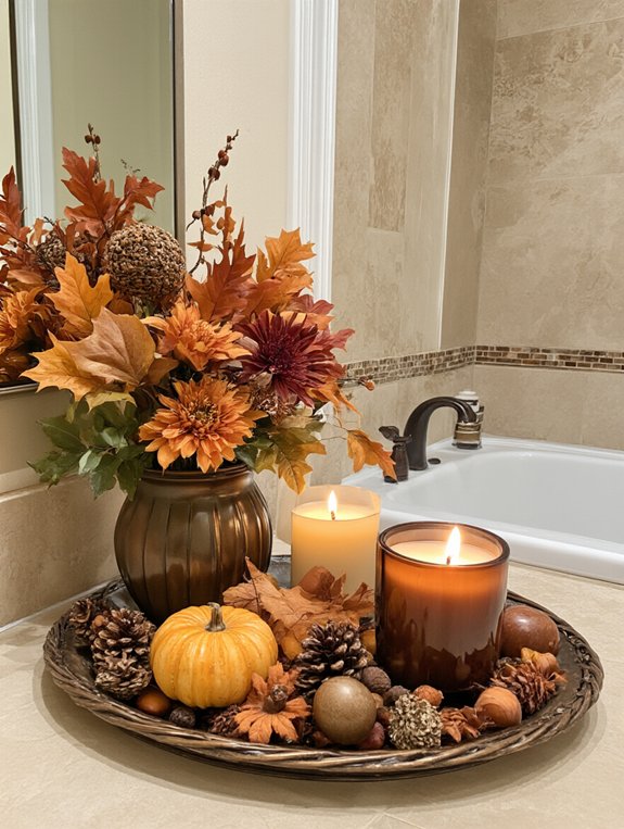 cozy bathroom seasonal scents