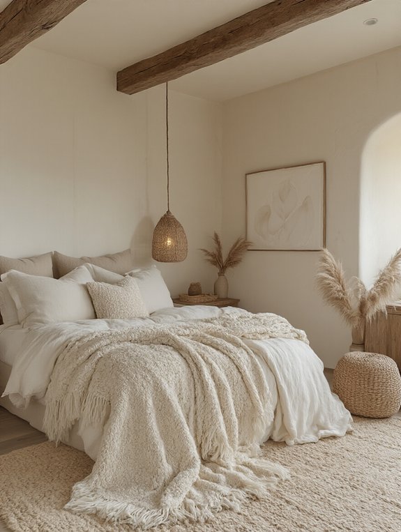 cozy creamy vanilla decor