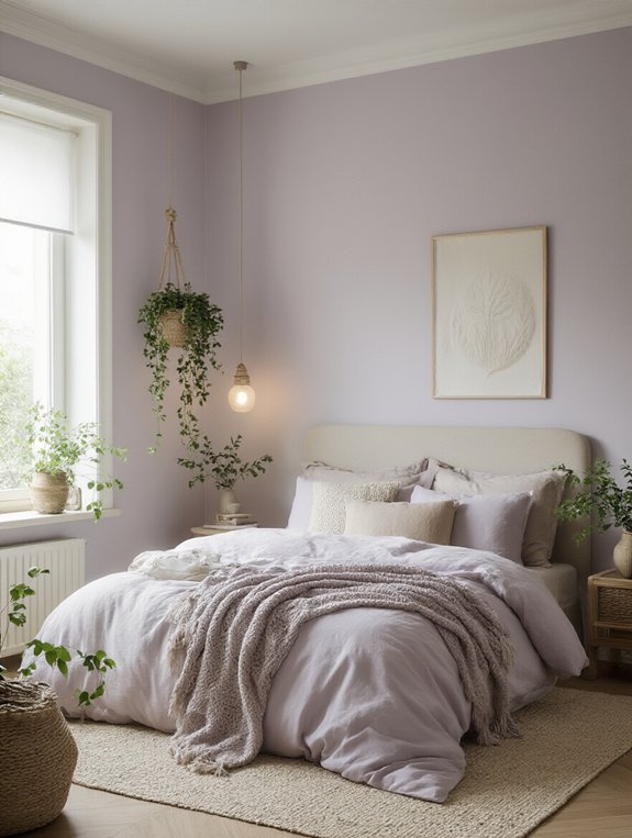 cozy lavender dream bedroom