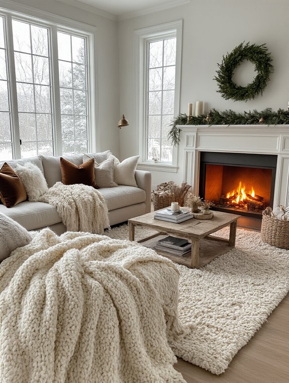 cozy layers for comfort