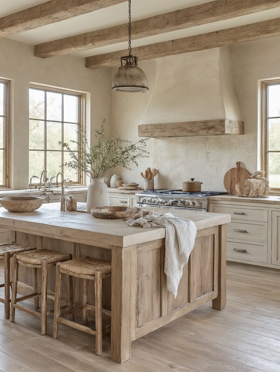 cozy neutral kitchen vibes