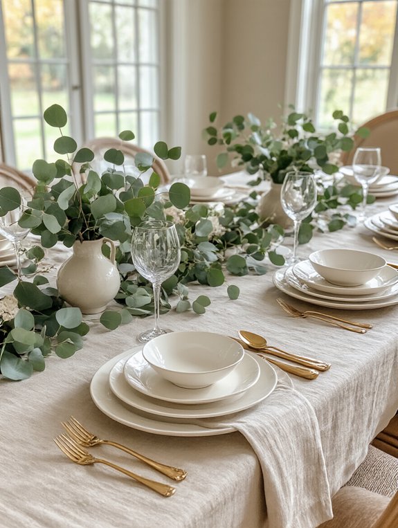 cozy neutral thanksgiving decor