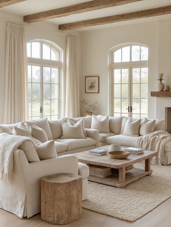 cozy soft neutrals embrace