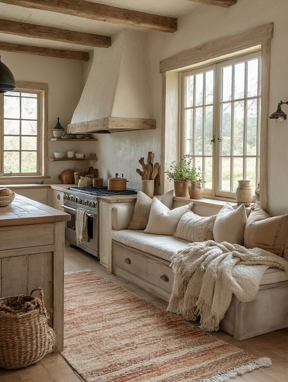 cozy textiles for warmth