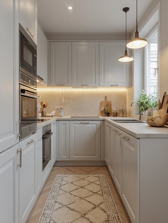 cozy vibrant cooking space