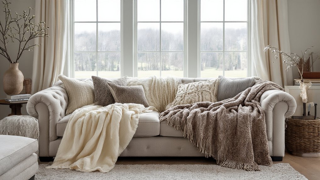 cozy winter throw blankets