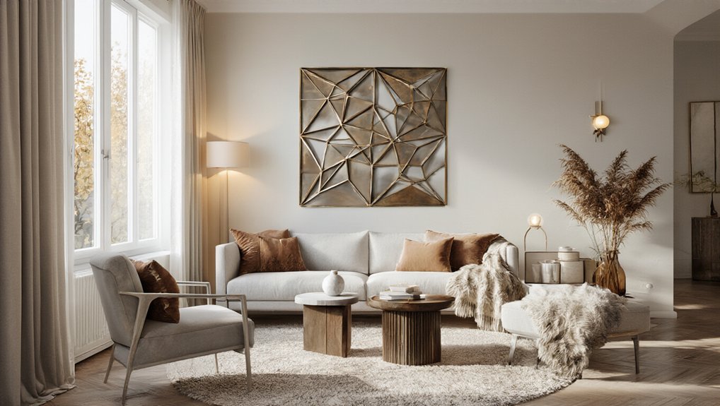 create metal geometric art