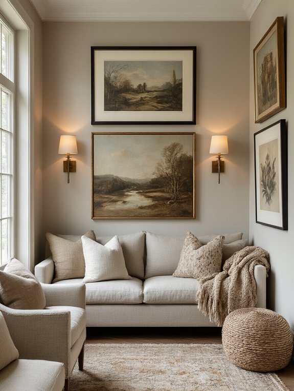 creative cozy gallery display