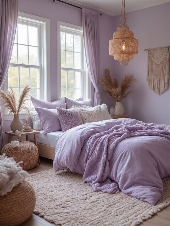 dreamy cozy lavender sanctuary