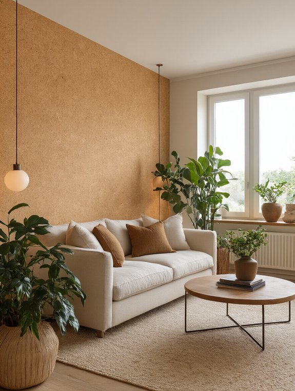 eco friendly cork wall tiles