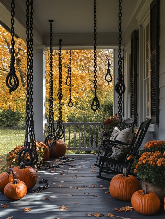 eerie chains and nooses