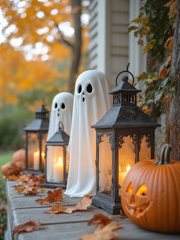 eerie ghost lanterns created