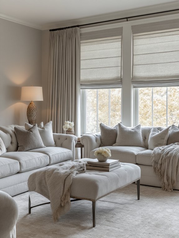 elegant gray living spaces