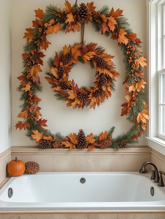 fall bathroom decor magic