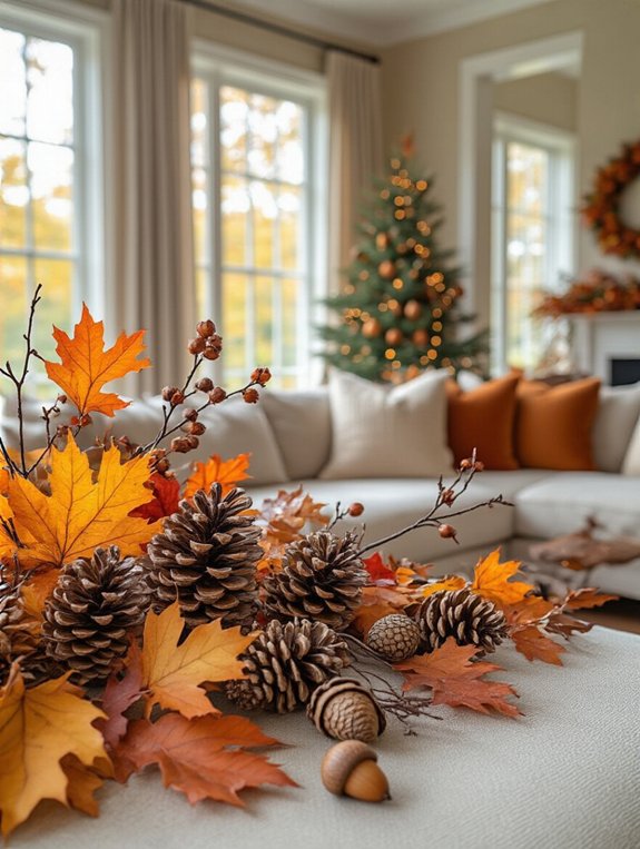 fall foliage home decor
