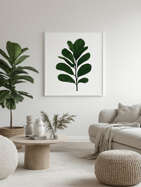fiddle leaf fig decor