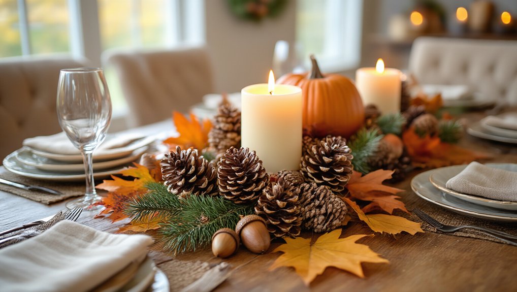 foraged natural thanksgiving decor