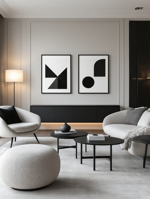 geometric abstract art charm