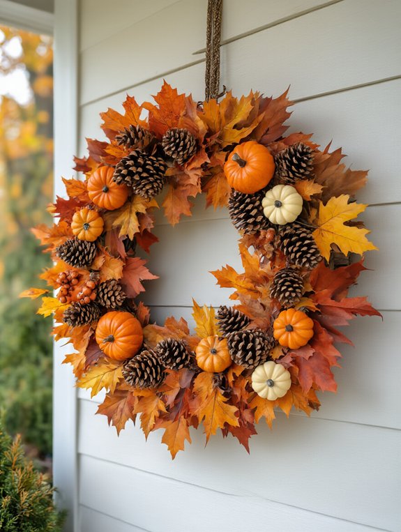 harvest wreath crafting joy