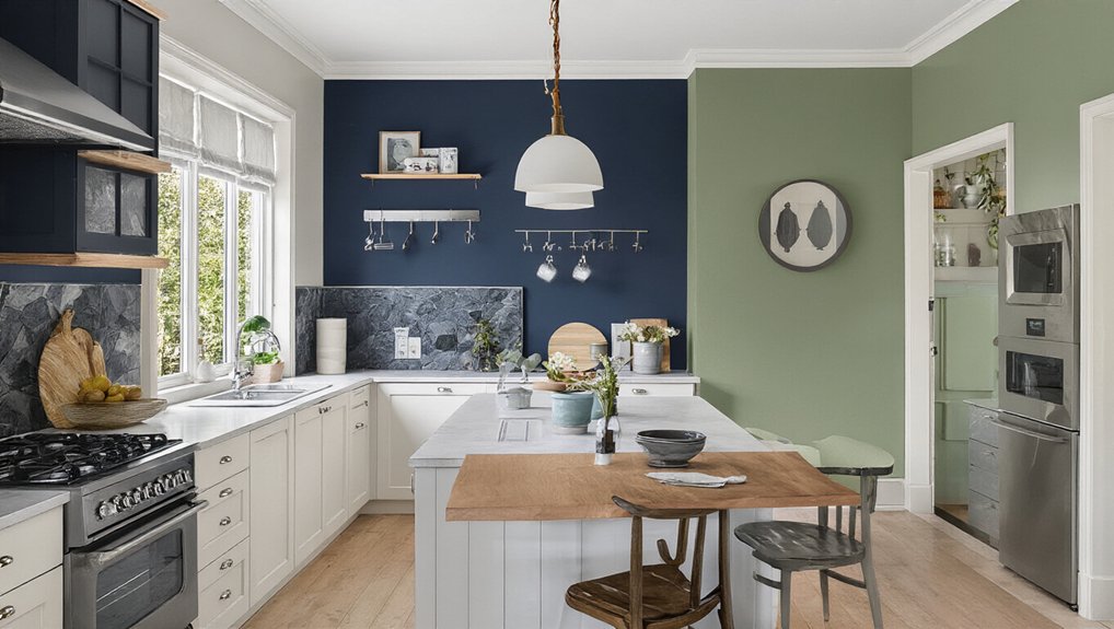 kitchen accent wall colors