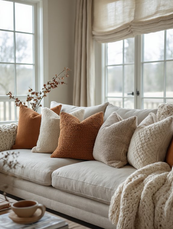 layering pillows creates artistry