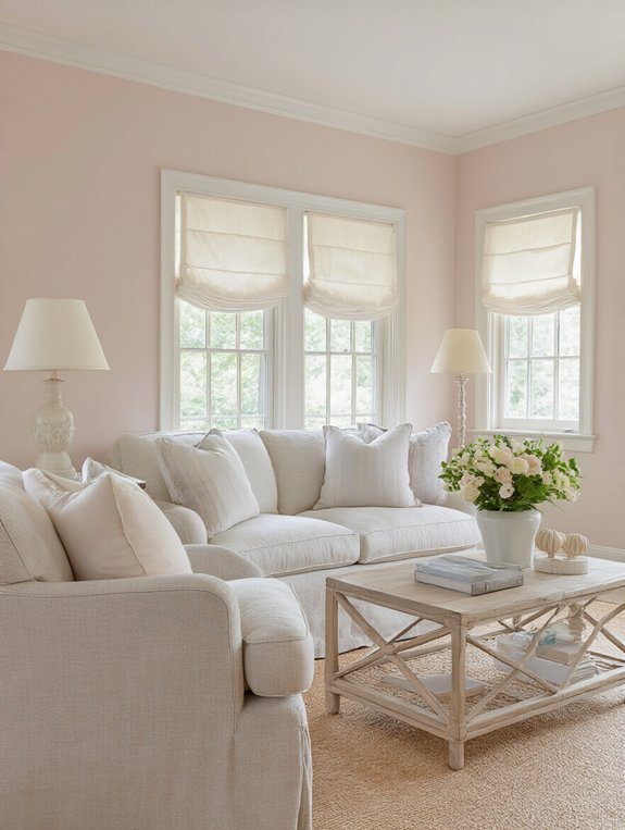 light colors create spaciousness