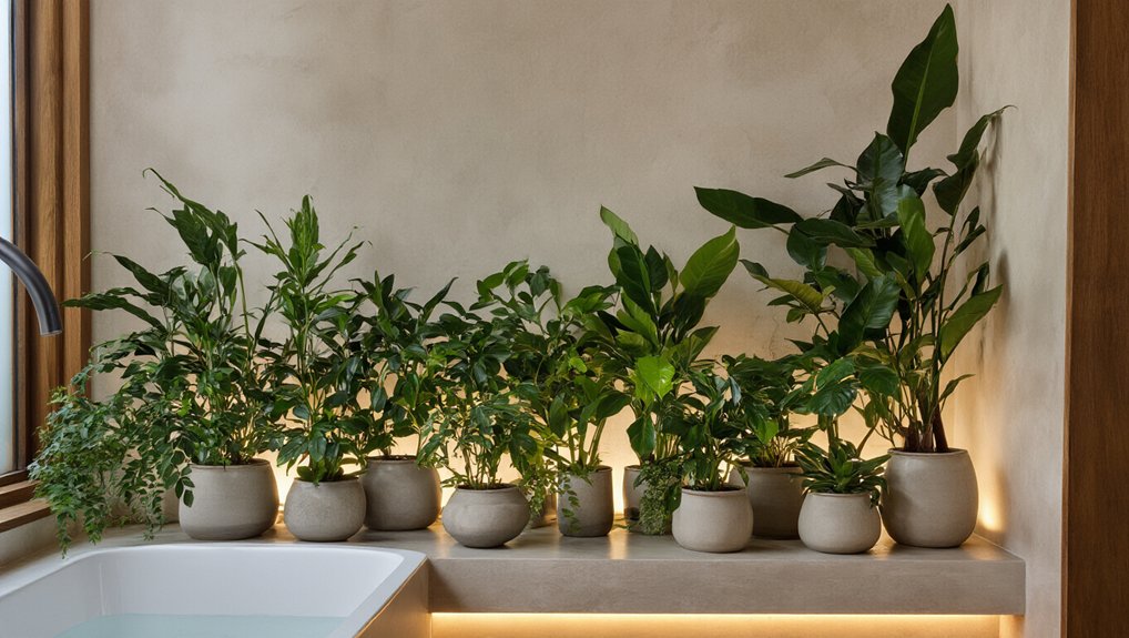 low light bathroom greenery options