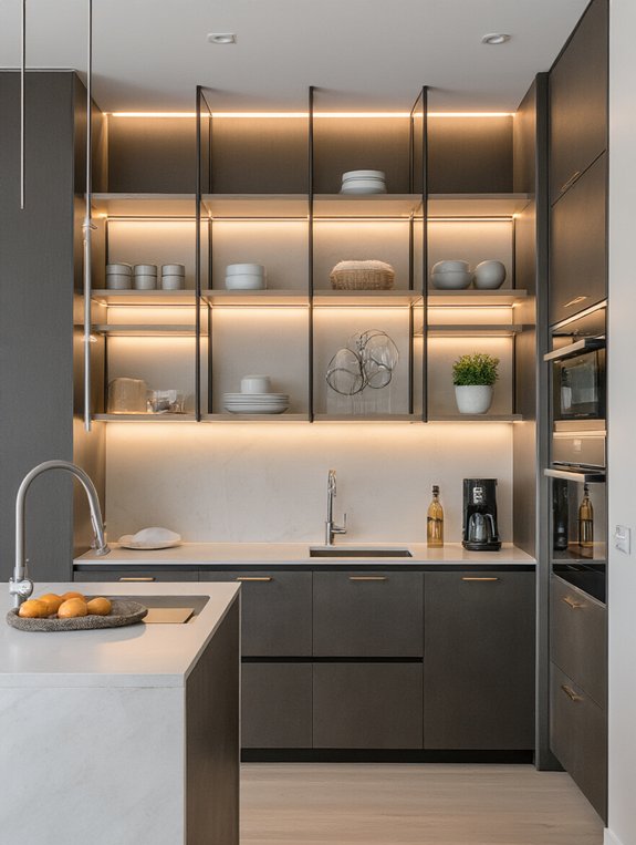 maximize kitchen vertical space