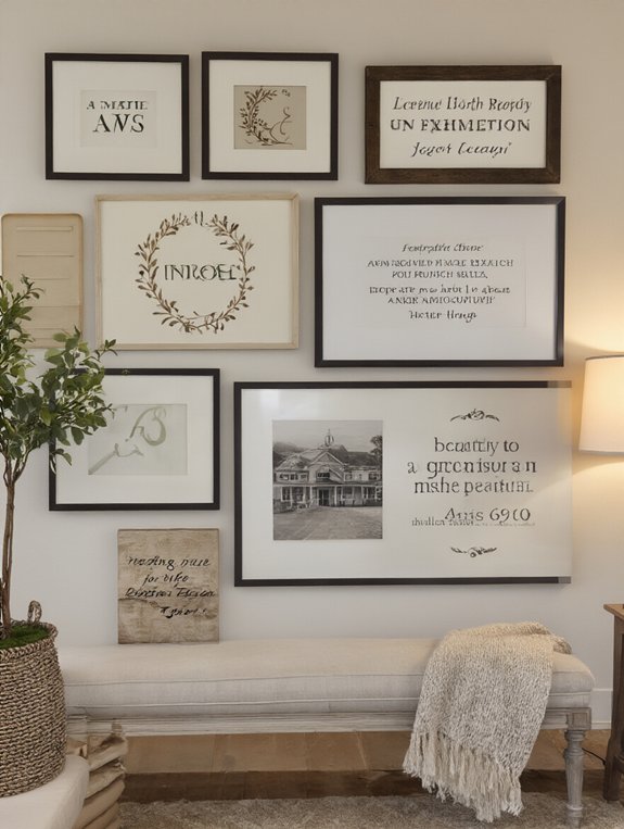 meaningful quotes enhance decor
