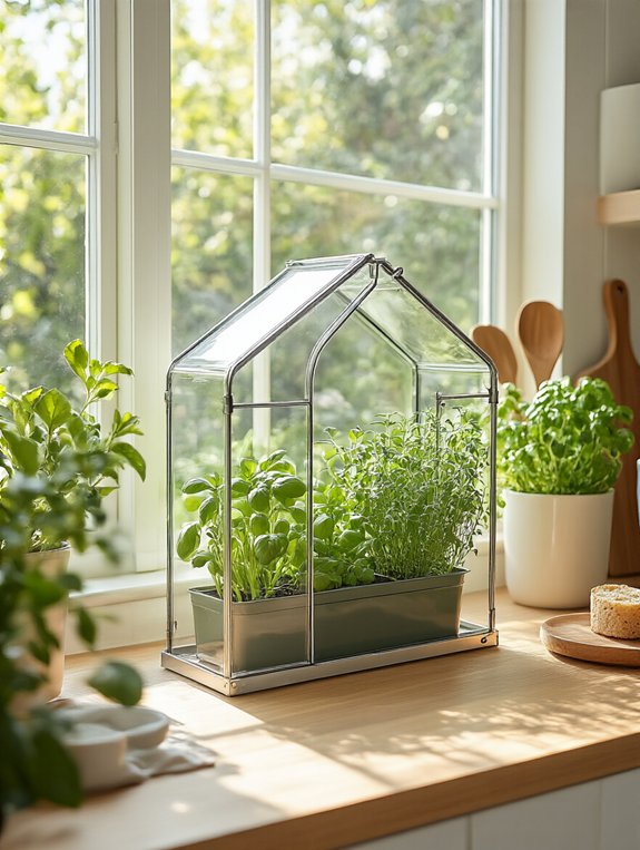 mini garden for herbs