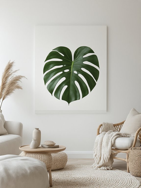 minimalist botanical decor joy