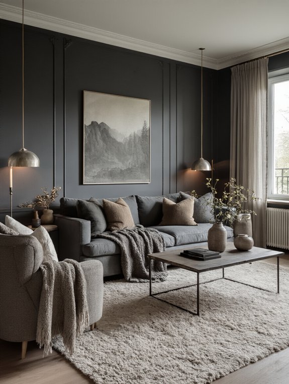 moody charcoals for elegance
