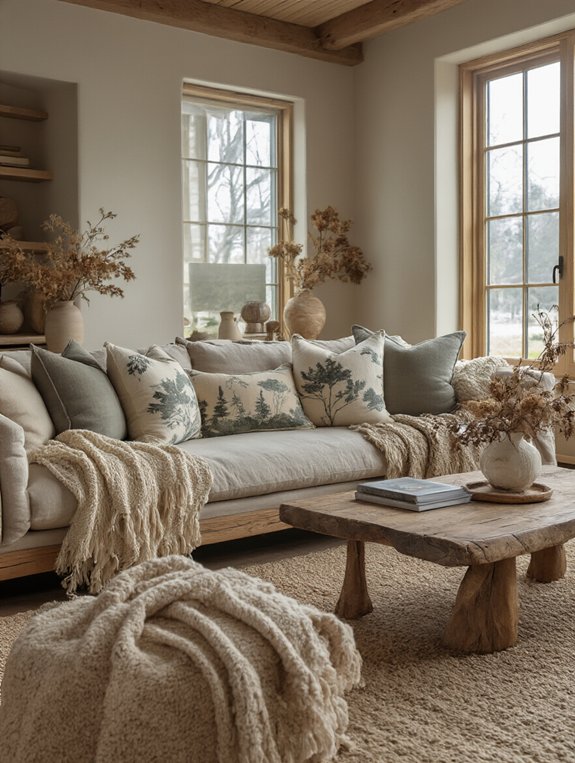 nature inspired cozy decor