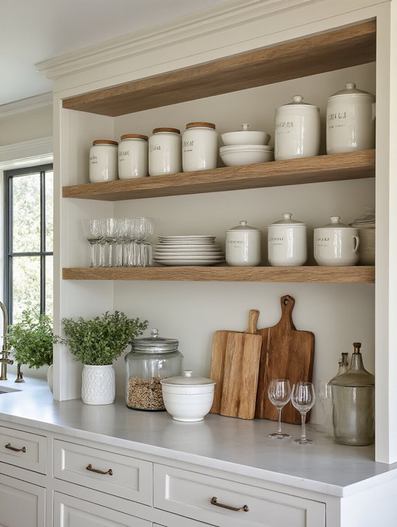 organize kitchen by category