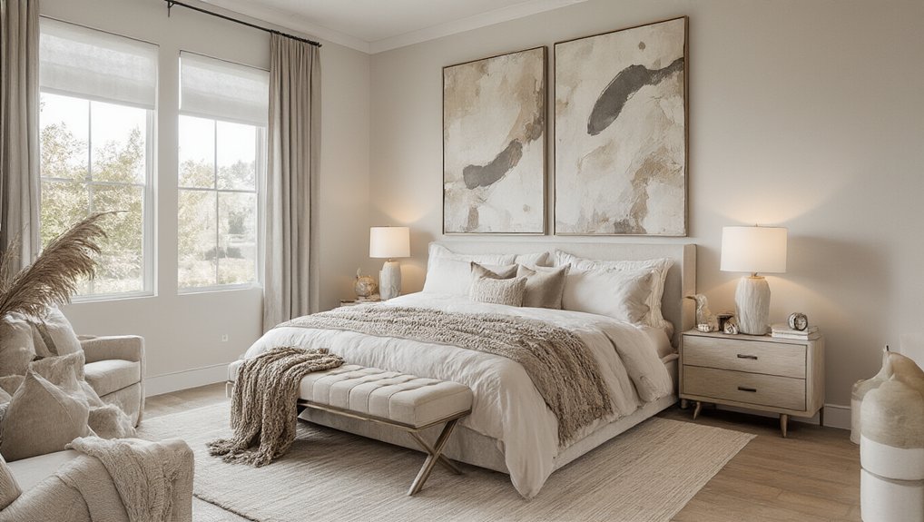 oversized canvas statement wall