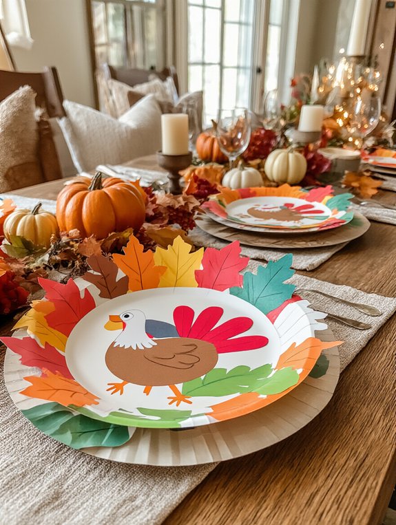 paper plate turkey crafts