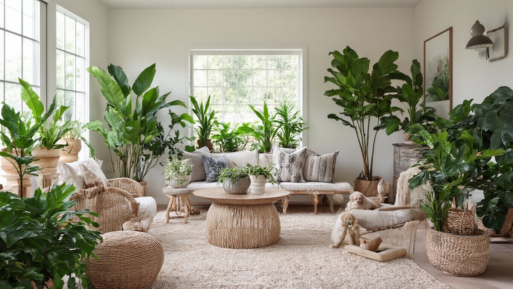 pet friendly indoor plant decor