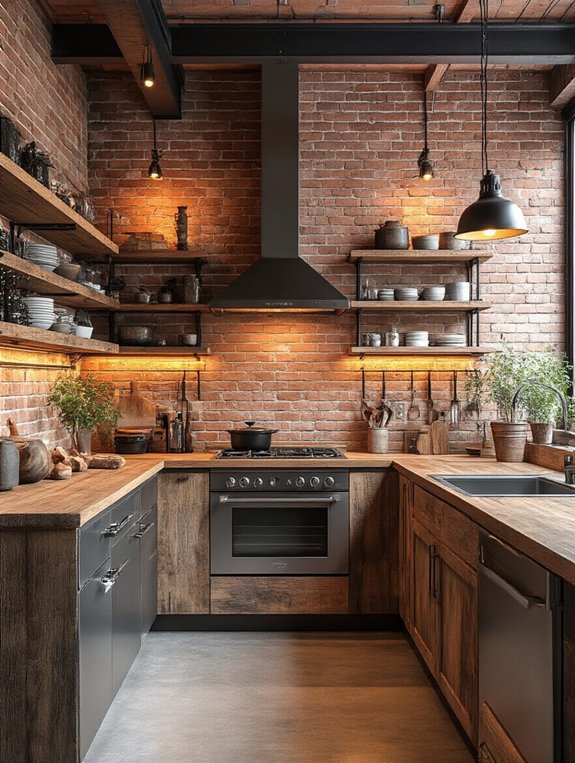 rustic cozy kitchen transformation
