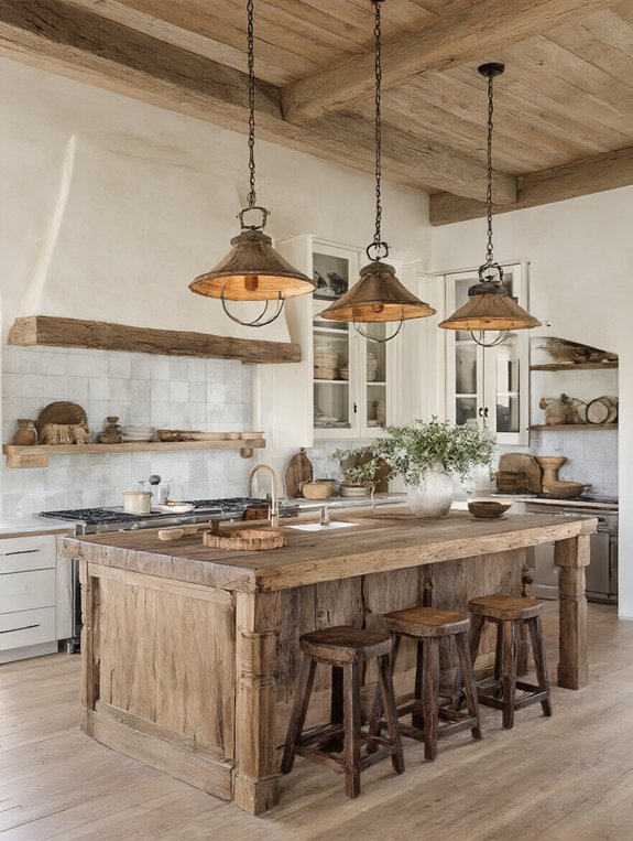 rustic farmhouse lighting charm